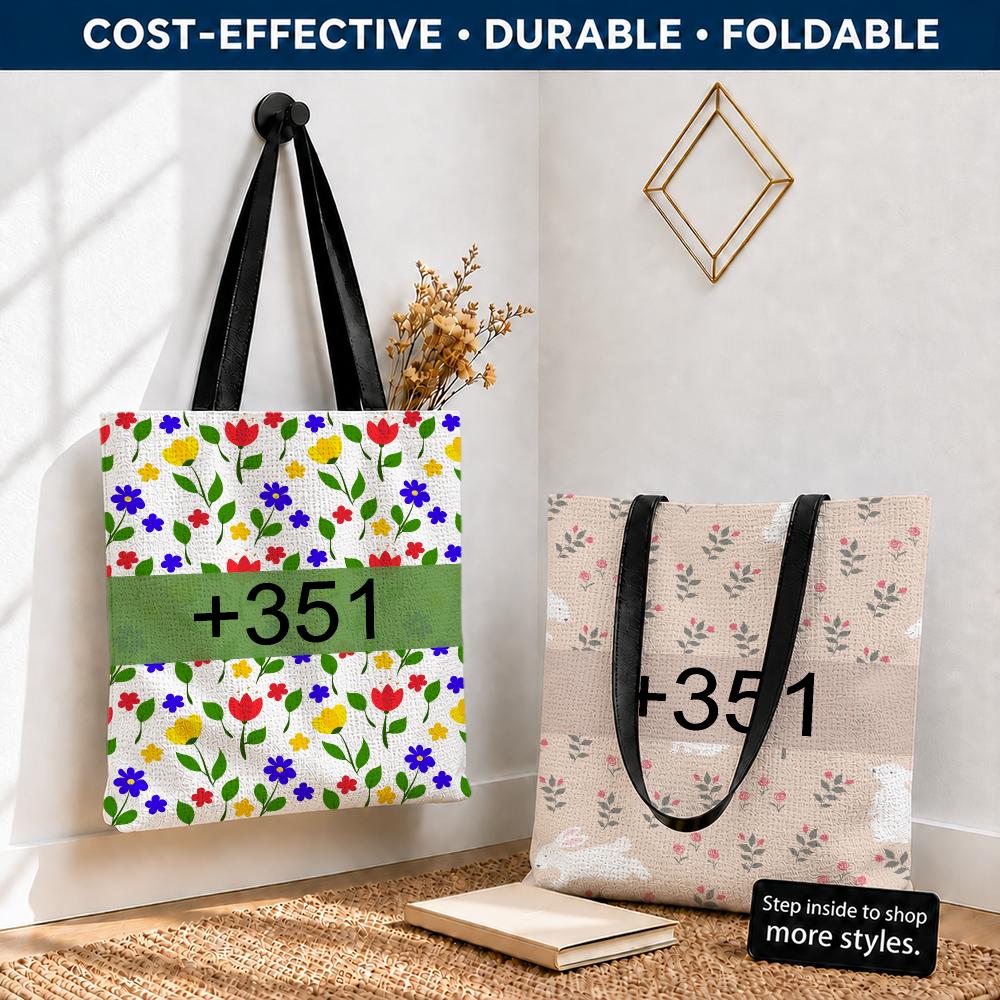 Designer Print Canvas Tote Bag - огляд і ціна Streetwear Brand Bag