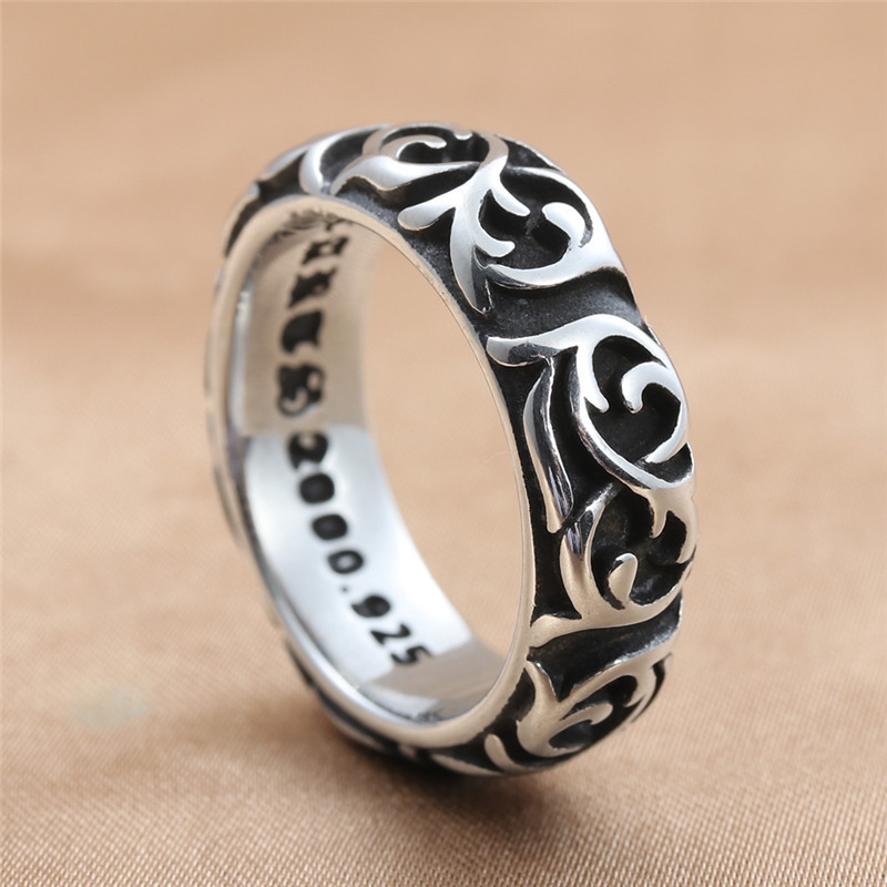 Punk Hip Hop Simple Stainless  - огляд і ціна Chrome Hearts Ring