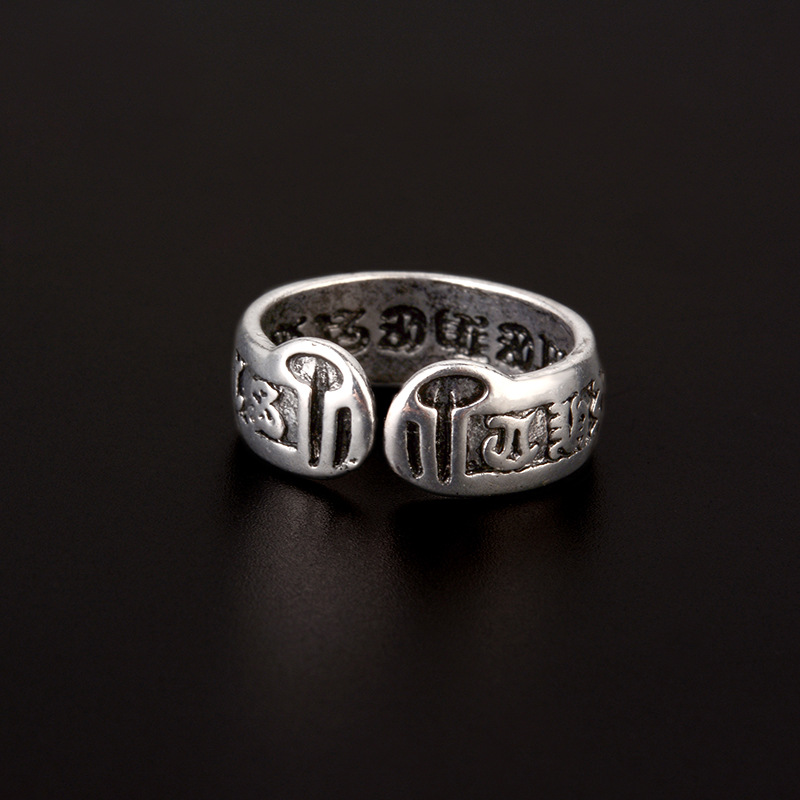 Retro Six Word Admonition Ring - огляд і ціна Chrome Hearts Ring