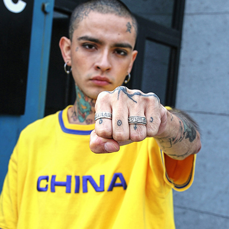 Retro Six Word Admonition Ring - огляд і ціна Chrome Hearts Ring