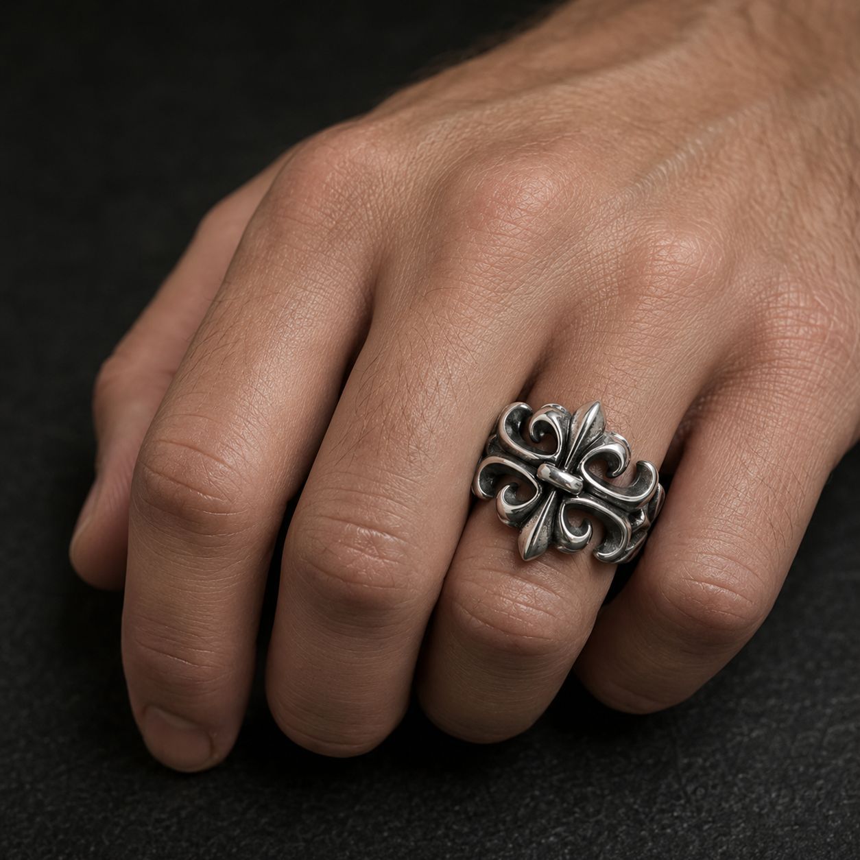 Stainless Steel Gothic Cross F - огляд і ціна Chrome Hearts Ring