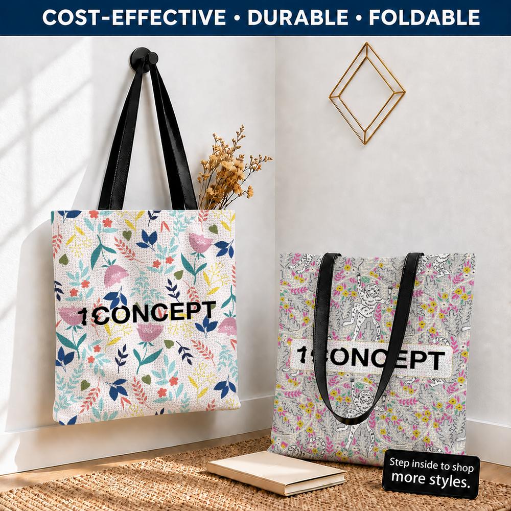 Designer Print Canvas Tote Bag - огляд і ціна Streetwear Brand Bag