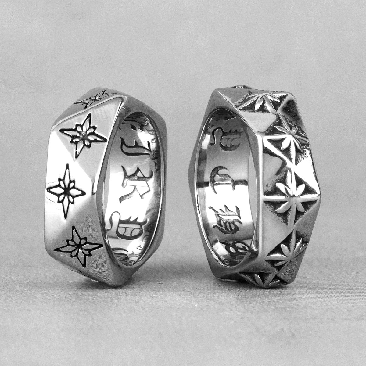 Polaris Star Polygon Flower St - огляд і ціна Chrome Hearts Ring