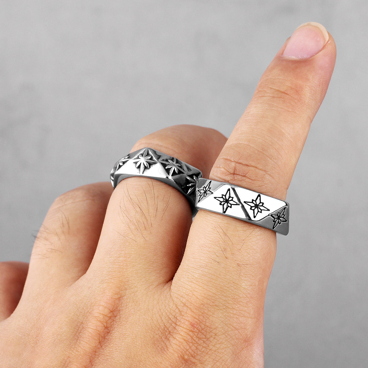 Polaris Star Polygon Flower St - огляд і ціна Chrome Hearts Ring