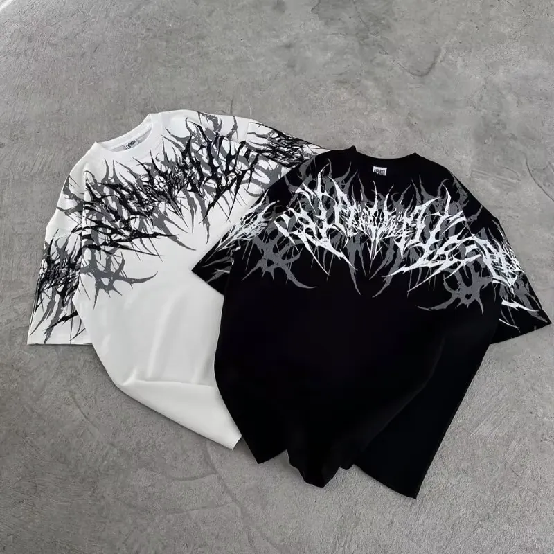 3D Printed Casual T Shirt Y2K  - огляд і ціна Streetwear Brand Font