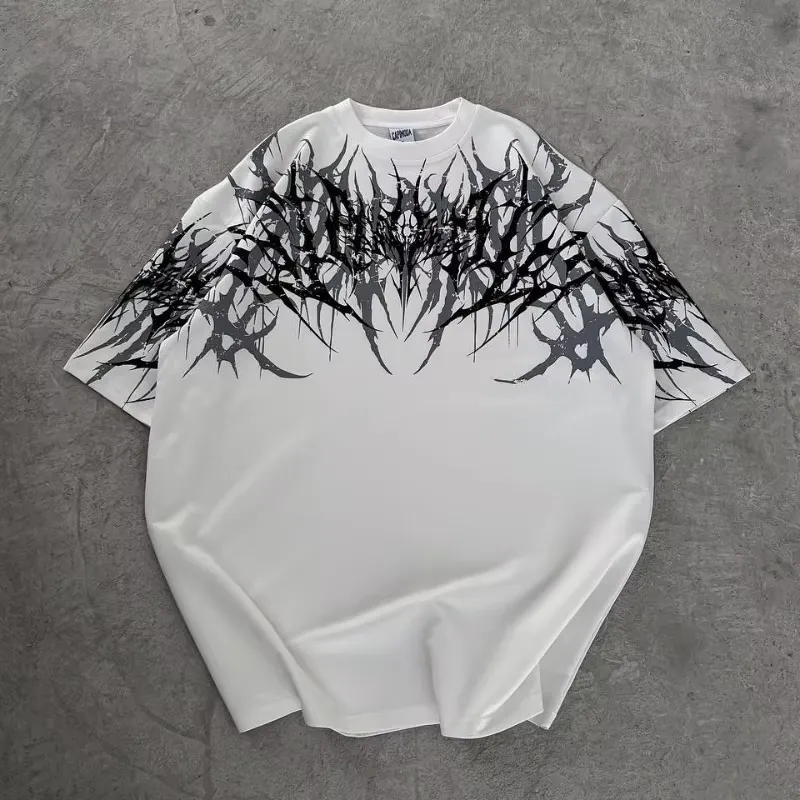 3D Printed Casual T Shirt Y2K  - огляд і ціна Streetwear Brand Font