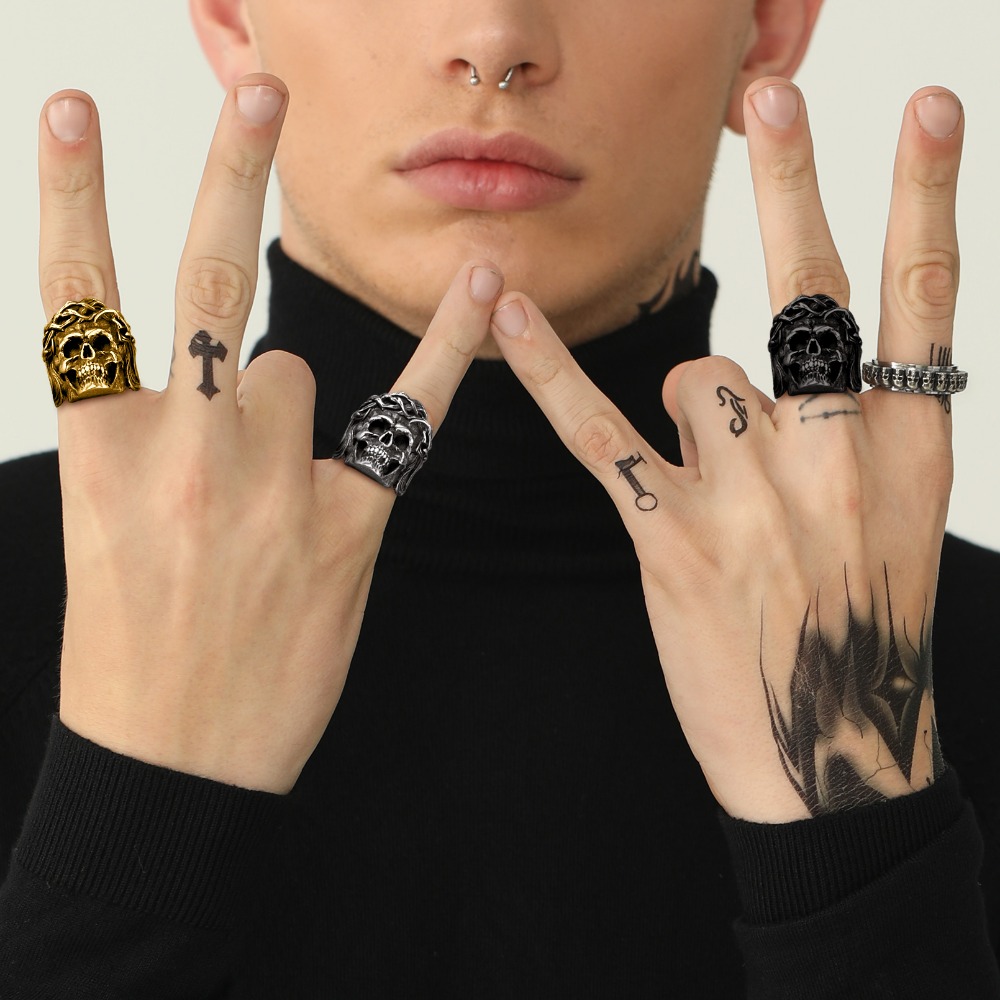 U7 Stainless Steel Skull Rings - огляд і ціна Chrome Hearts Ring