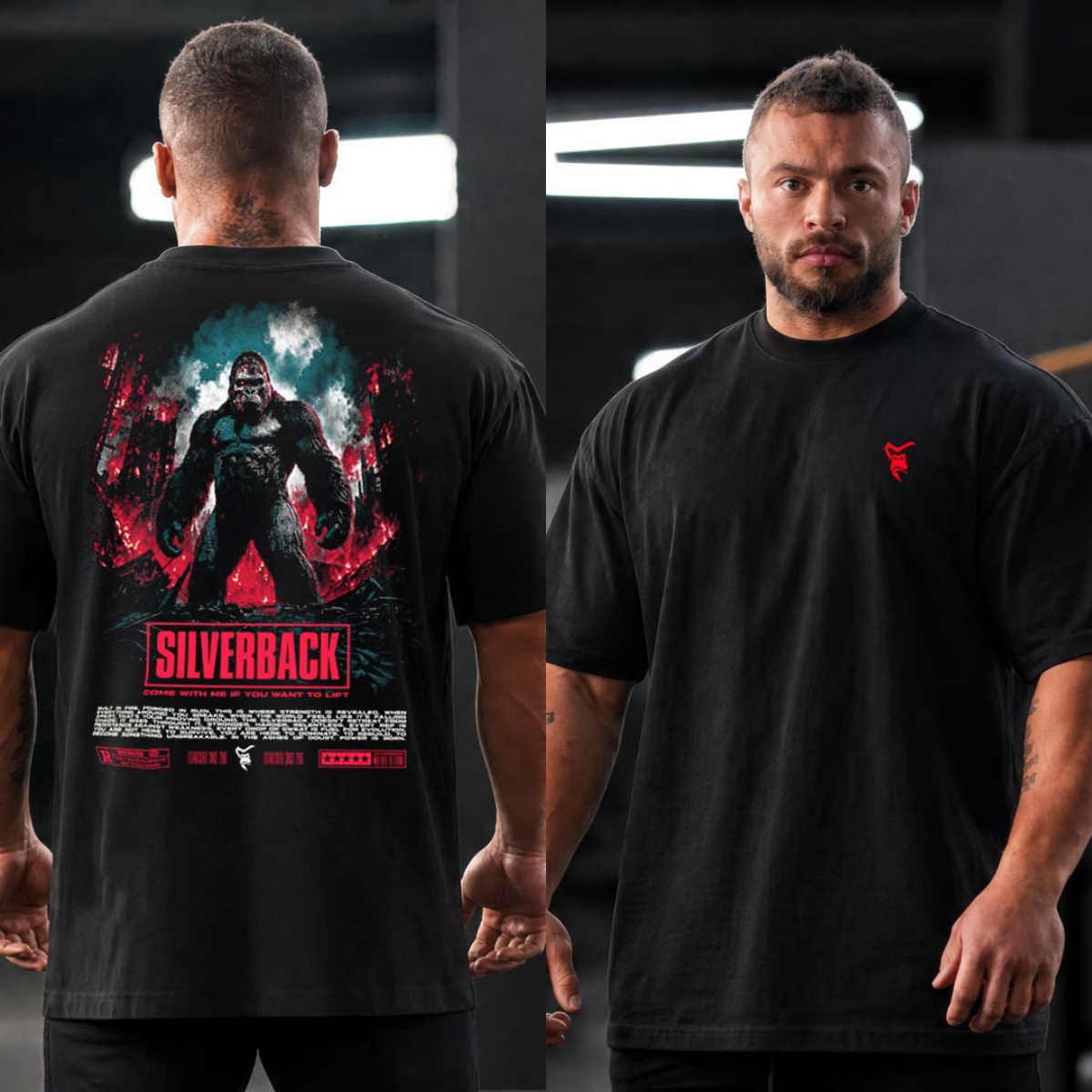 Pulse Oversized Silverback GYM - огляд і ціна Streetwear Brand Graphics