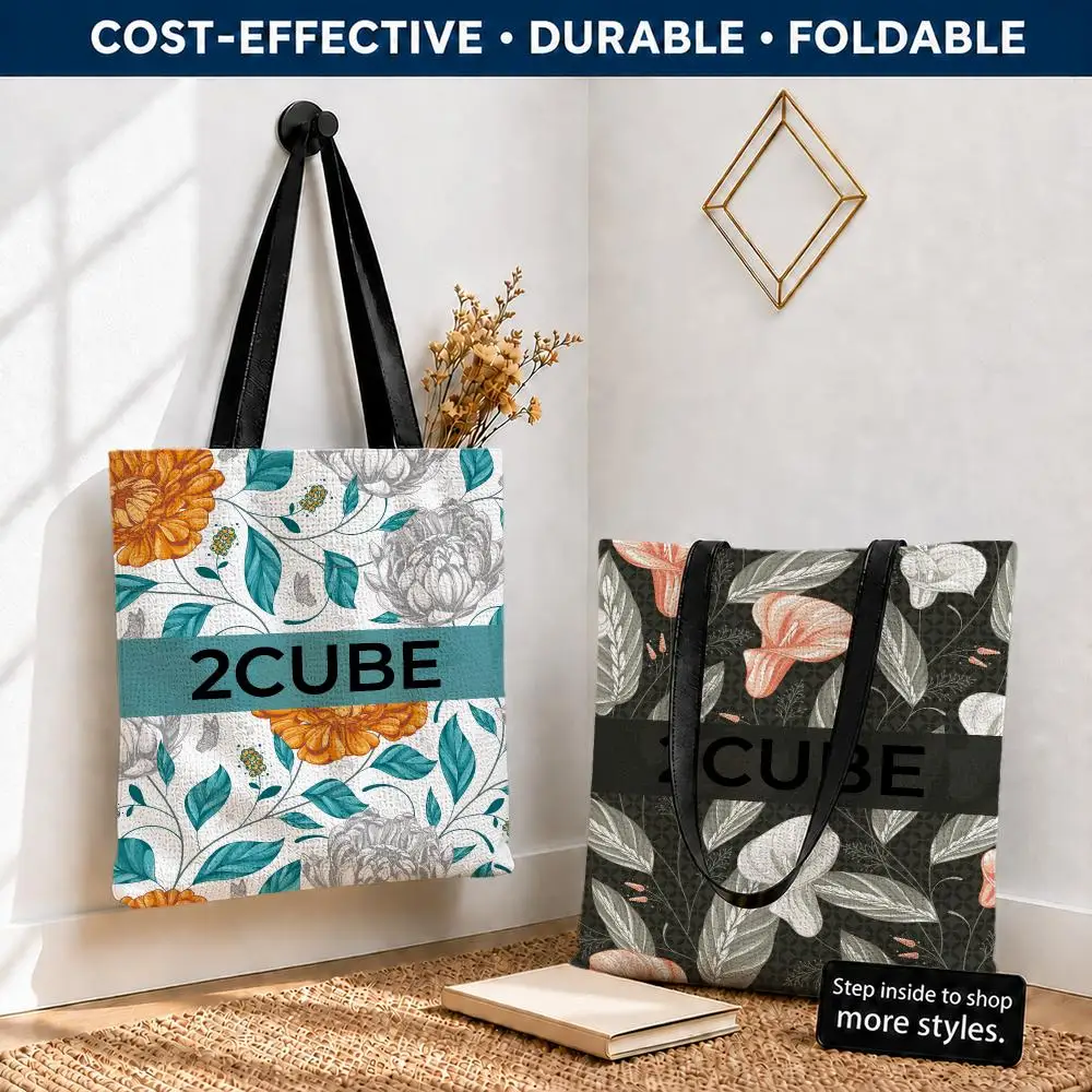 Designer Print Canvas Tote Bag - огляд і ціна Streetwear Brand Bag