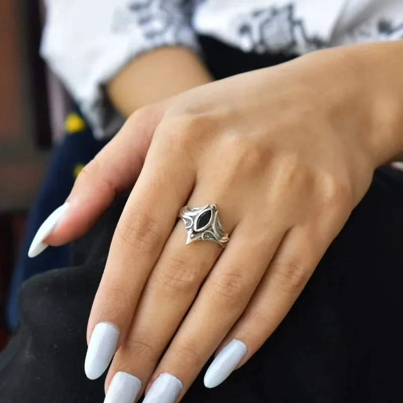 Vintage Bohemian Ring Onxy Fas - огляд і ціна Chrome Hearts Ring