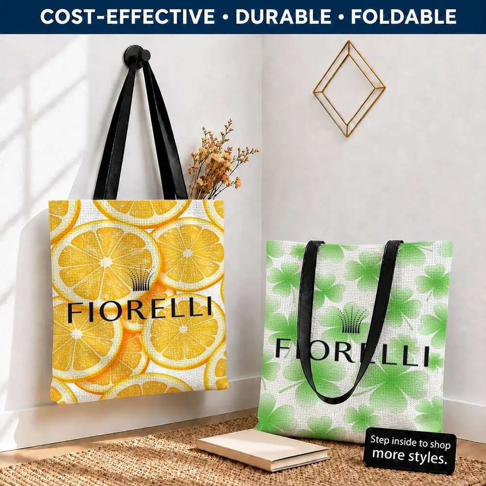 Designer Print Canvas Tote Bag - огляд і ціна Streetwear Brand Bag